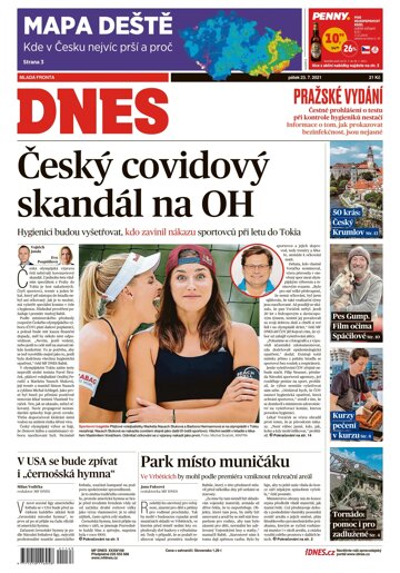 Obálka e-magazínu MF Dnes 23.7.2021