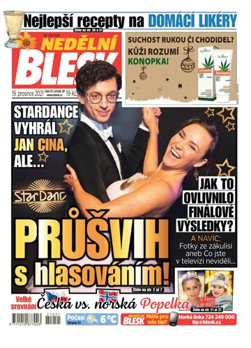 Obálka e-magazínu Nedělní Blesk 19.12.2021