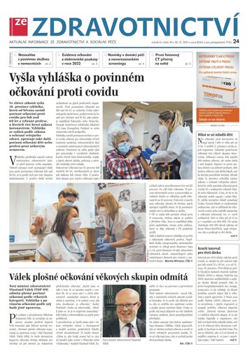 Obálka e-magazínu Ze Zdravotnictví 24/2021