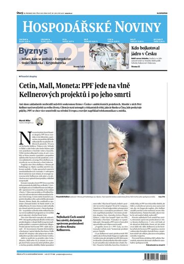 Obálka e-magazínu Hospodářské noviny 249 - 28.12.2021