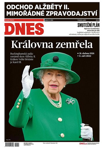 Obálka e-magazínu MF Dnes 9.9.2022