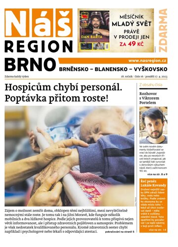 Obálka e-magazínu Náš Region - Brno 16/2023