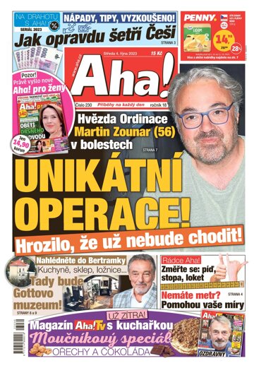 Obálka e-magazínu AHA! 4.10.2023