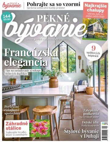 Obálka e-magazínu Pekné bývanie 9/2025