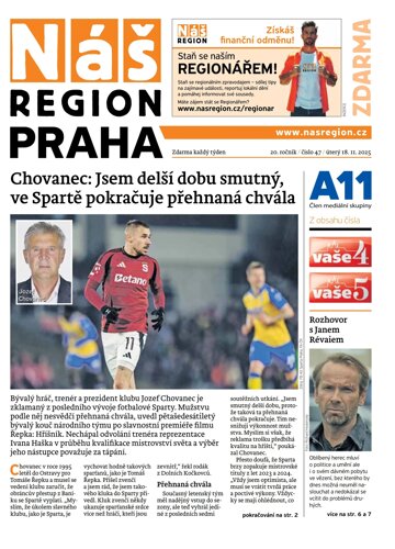 Obálka e-magazínu Náš Region - Praha 47/2025
