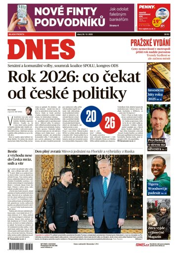 Obálka e-magazínu MF Dnes 30.12.2025