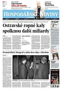 Obálka e-magazínu Hospodářské noviny 246 - 18.12.2012