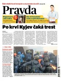 Obálka e-magazínu Pravda 20.2.2014