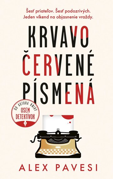 Obálka knihy Krvavočervené písmená