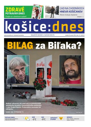 Obálka e-magazínu košice:dnes 20.1.2016