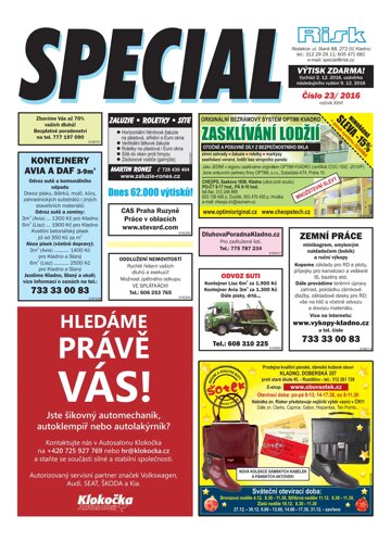 Obálka e-magazínu Special 23/2016