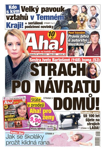 Obálka e-magazínu AHA! 31.8.2019