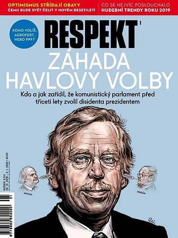 Obálka e-magazínu Respekt 1/2020