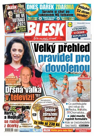 Obálka e-magazínu Blesk 7.6.2021