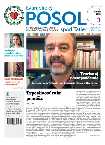 Obálka e-magazínu Evanjelický posol spod Tatier 3/2022