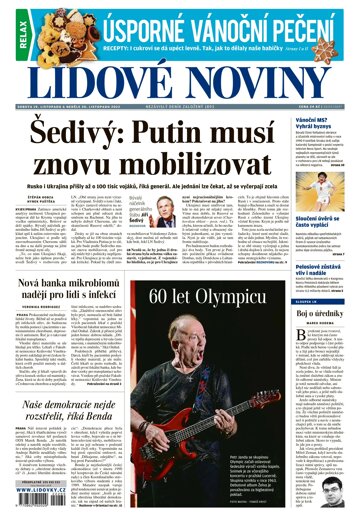 Obálka e-magazínu Lidové noviny 19.11.2022