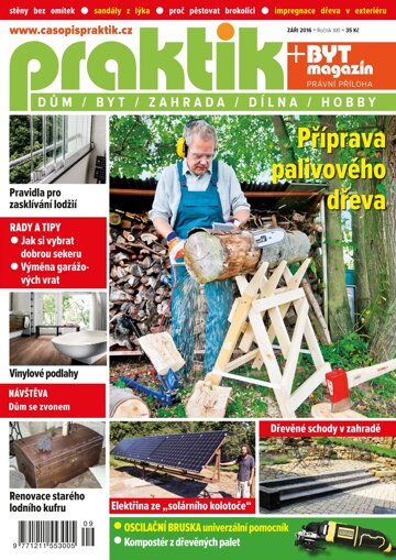 Obálka e-magazínu PRAKTIK & příloha Byt magazín 9/2016