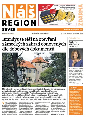 Obálka e-magazínu Náš Region - Sever 22/2023