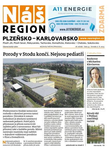Obálka e-magazínu Náš Region - Karlovarsko 33/2023