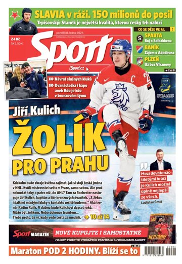 Obálka e-magazínu Sport 8.1.2024