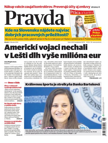 Obálka e-magazínu Pravda 6. 2. 2024