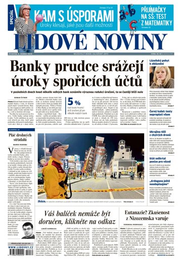 Obálka e-magazínu Lidové noviny 4.4.2024