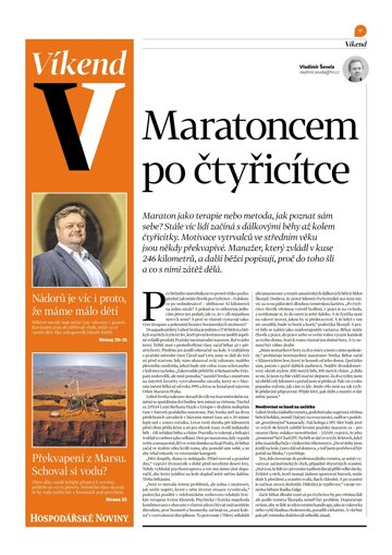 Obálka e-magazínu Hospodářské noviny - příloha Víkend 098 - 23.5.2025 Víkend