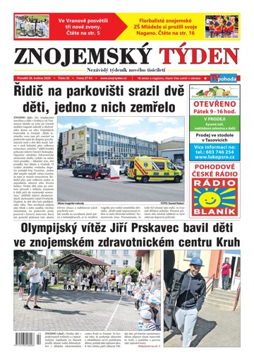 Obálka e-magazínu Znojemský týden 22/2025