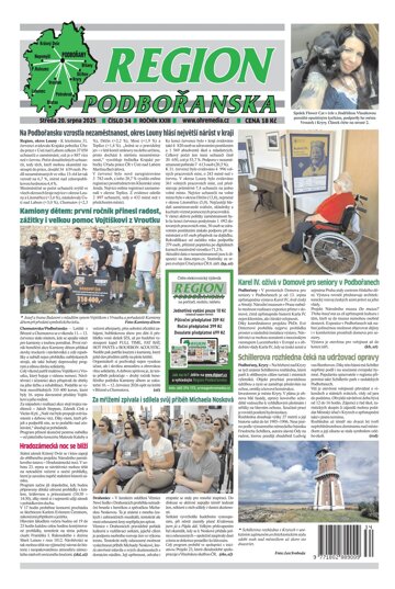 Obálka e-magazínu Region Podbořanska 34/25