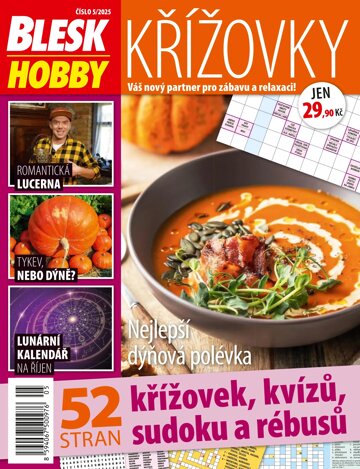 Obálka e-magazínu Blesk Hobby KŘÍŽOVKY 5/2025