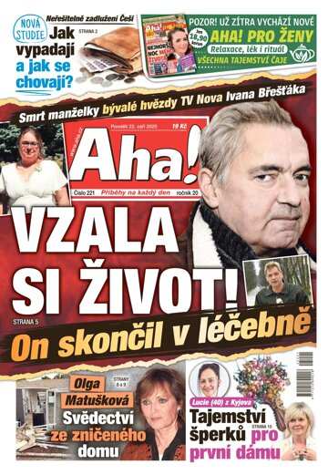 Obálka e-magazínu AHA! 22.9.2025