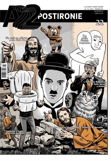 Obálka e-magazínu A2 - Postironie - 22/25