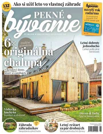 Obálka e-magazínu Pekné bývanie 8.7.2026