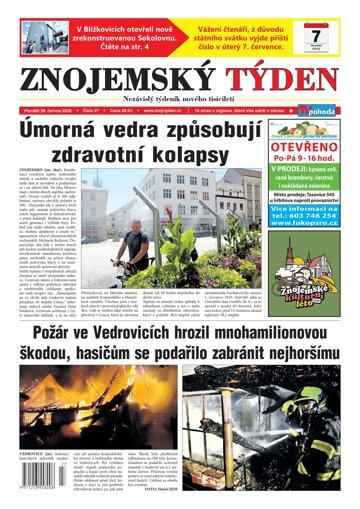Obálka e-magazínu Znojemský týden 27/2026