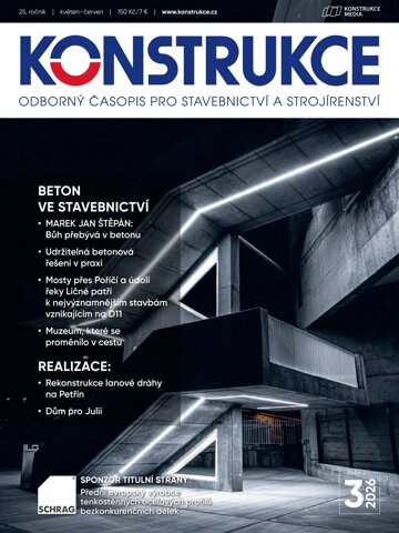 Obálka e-magazínu Konstrukce 3/2026