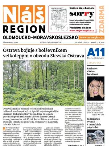 Obálka e-magazínu Náš Region - Olomoucko/Moravskoslezsko 34/2026