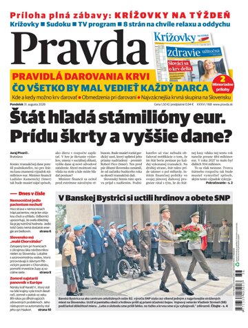 Obálka e-magazínu Pravda 31. 8. 2026