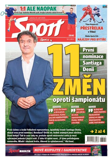 Obálka e-magazínu Sport 19.9.2026