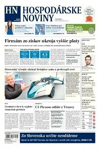 Obálka e-magazínu Hospodárske noviny 03.10.2013