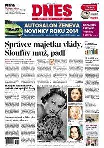Obálka e-magazínu MF Dnes 7.3.2014