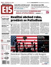 Obálka e-magazínu E15 6.11.2014