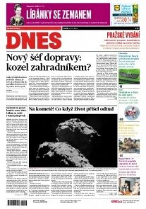 Obálka e-magazínu MF Dnes 13.11.2014