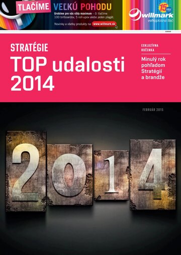 Obálka e-magazínu TOP udalosti 2014