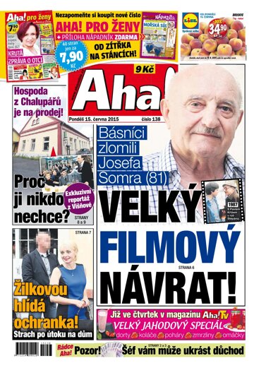 Obálka e-magazínu AHA! 15.6.2015