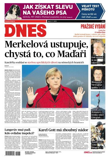Obálka e-magazínu MF Dnes 3.11.2015
