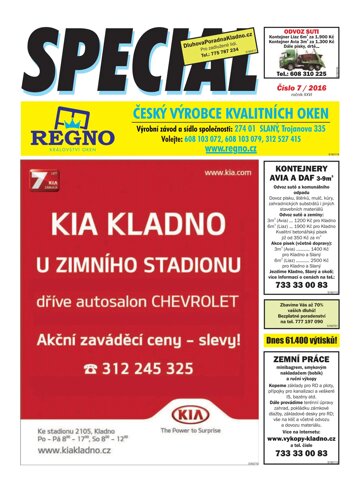 Obálka e-magazínu Special 7/2016