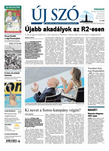 Obálka e-magazínu Új Szó 15.7.2017