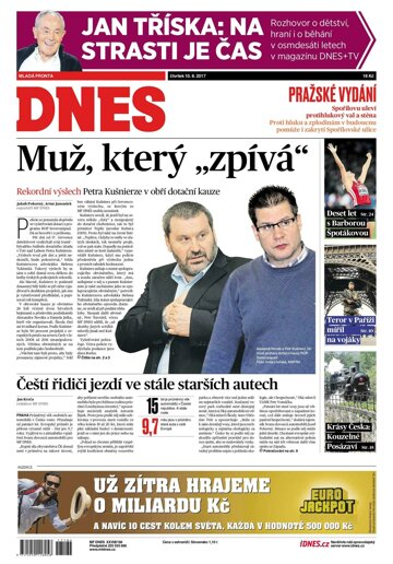 Obálka e-magazínu MF Dnes 10.8.2017