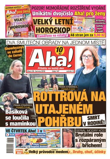 Obálka e-magazínu AHA! 26.6.2018