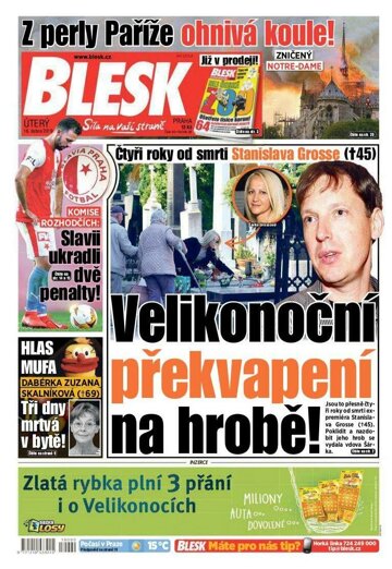 Obálka e-magazínu Blesk 16.4.2019